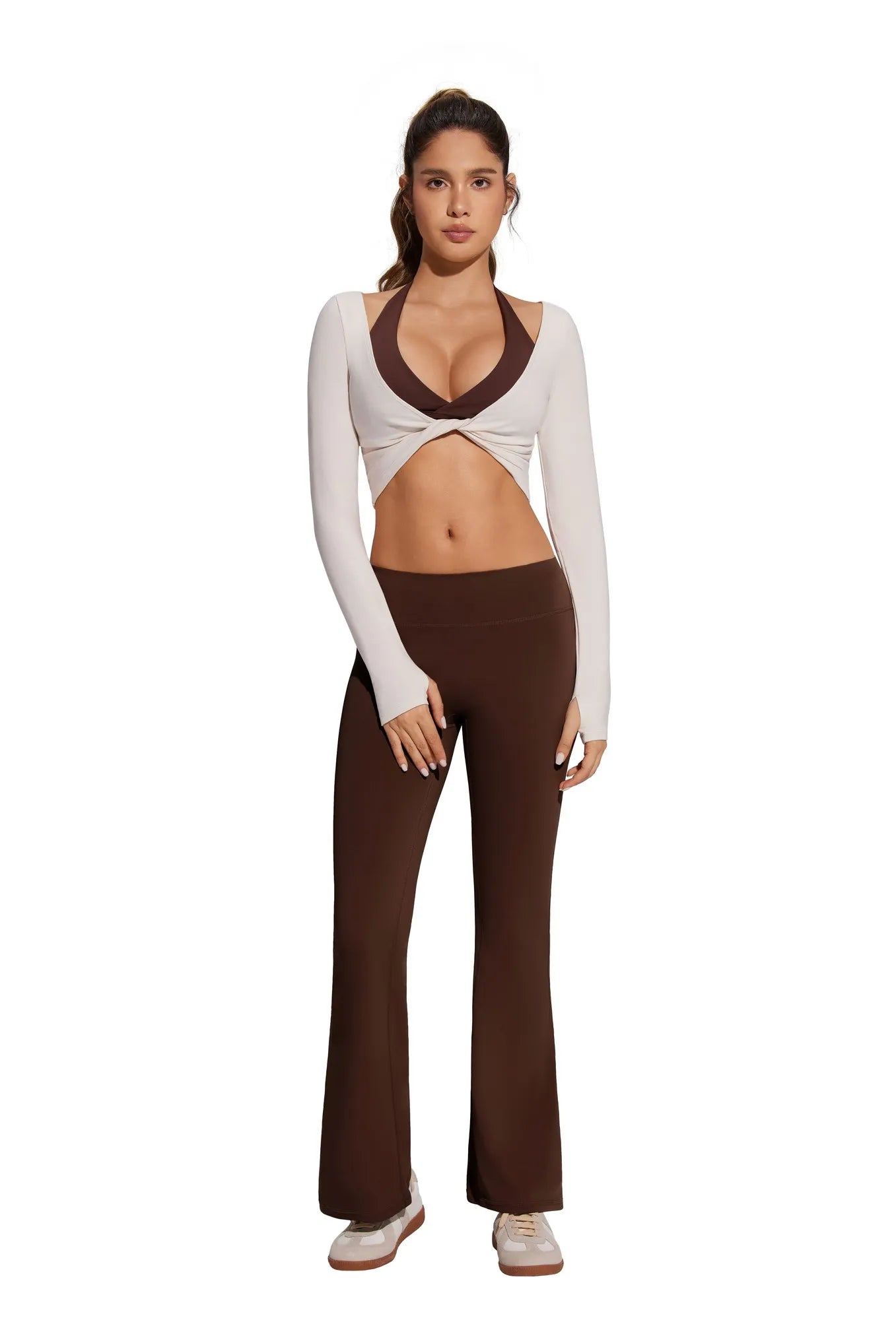 Bolero Shrug Pilates Wrap Tops - Long Sleeve