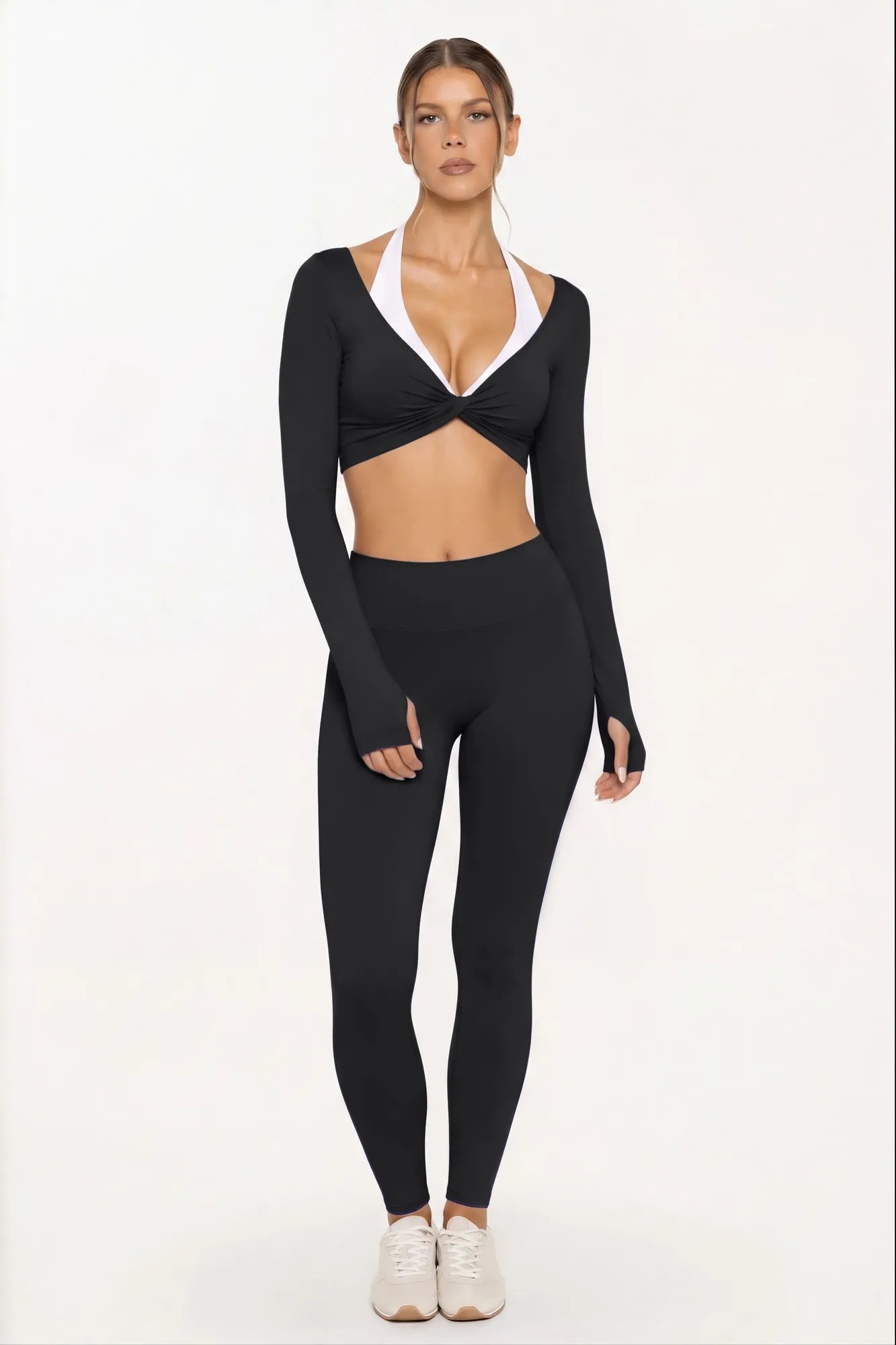 Bolero Shrug Pilates Wrap Tops - Long Sleeve