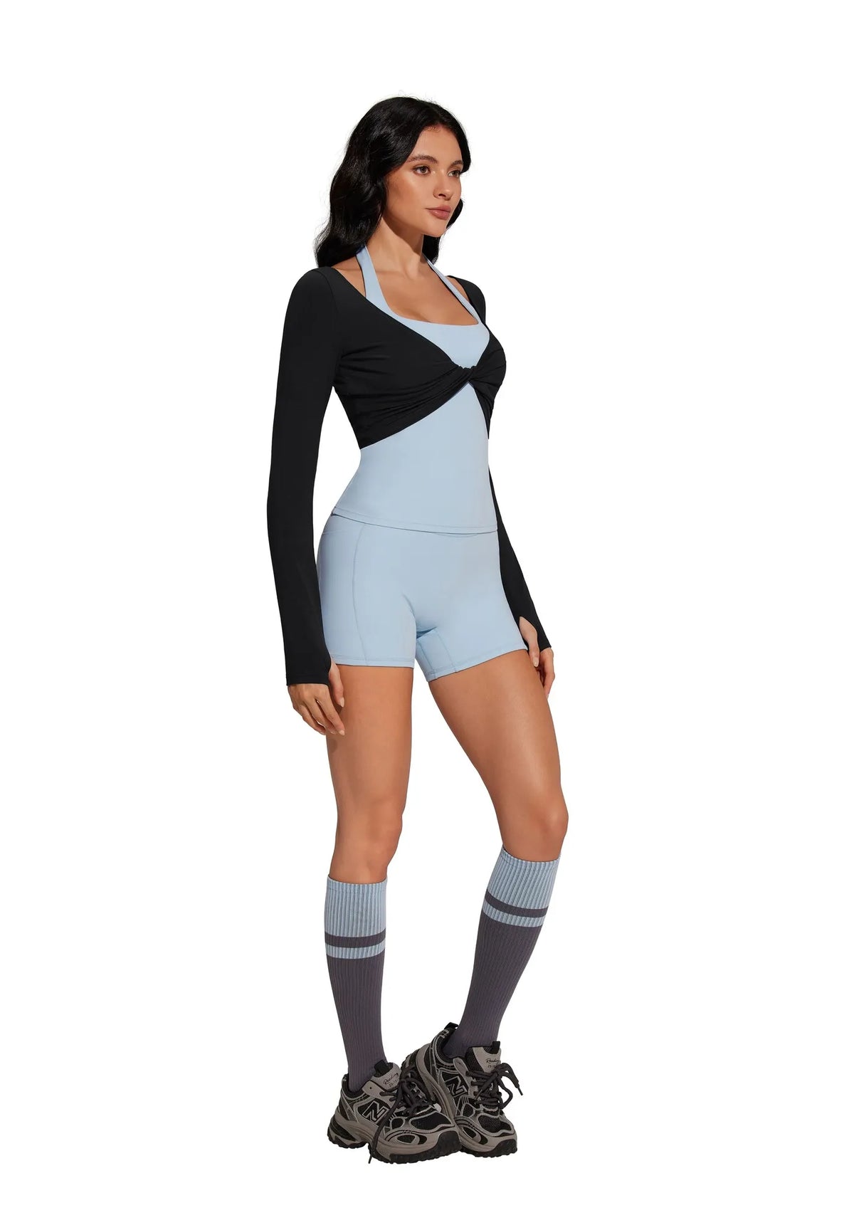 Bolero Shrug Pilates Wrap Tops - Long Sleeve