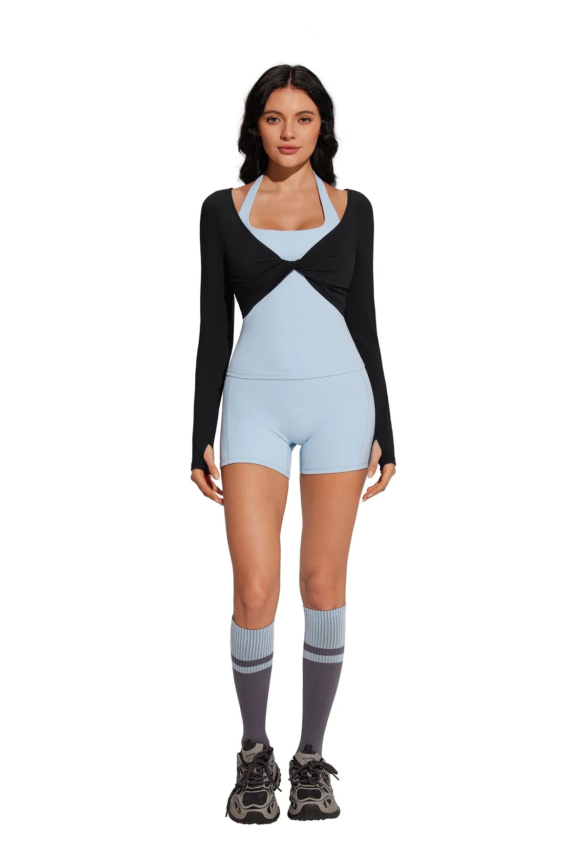 Bolero Shrug Pilates Wrap Tops - Long Sleeve