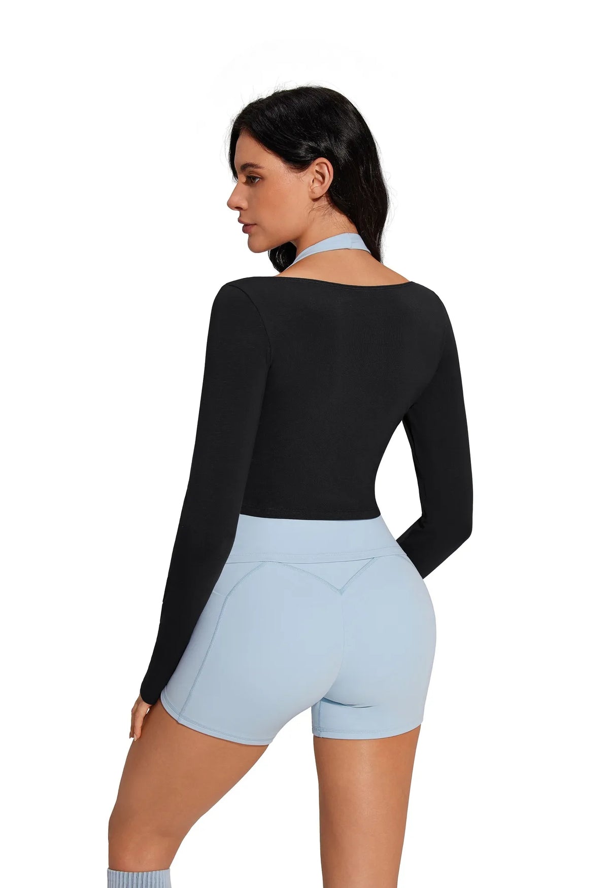 Bolero Shrug Pilates Wrap Tops - Long Sleeve