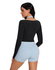 Bolero Shrug Pilates Wrap Tops - Long Sleeve