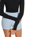 Bolero Shrug Pilates Wrap Tops - Long Sleeve