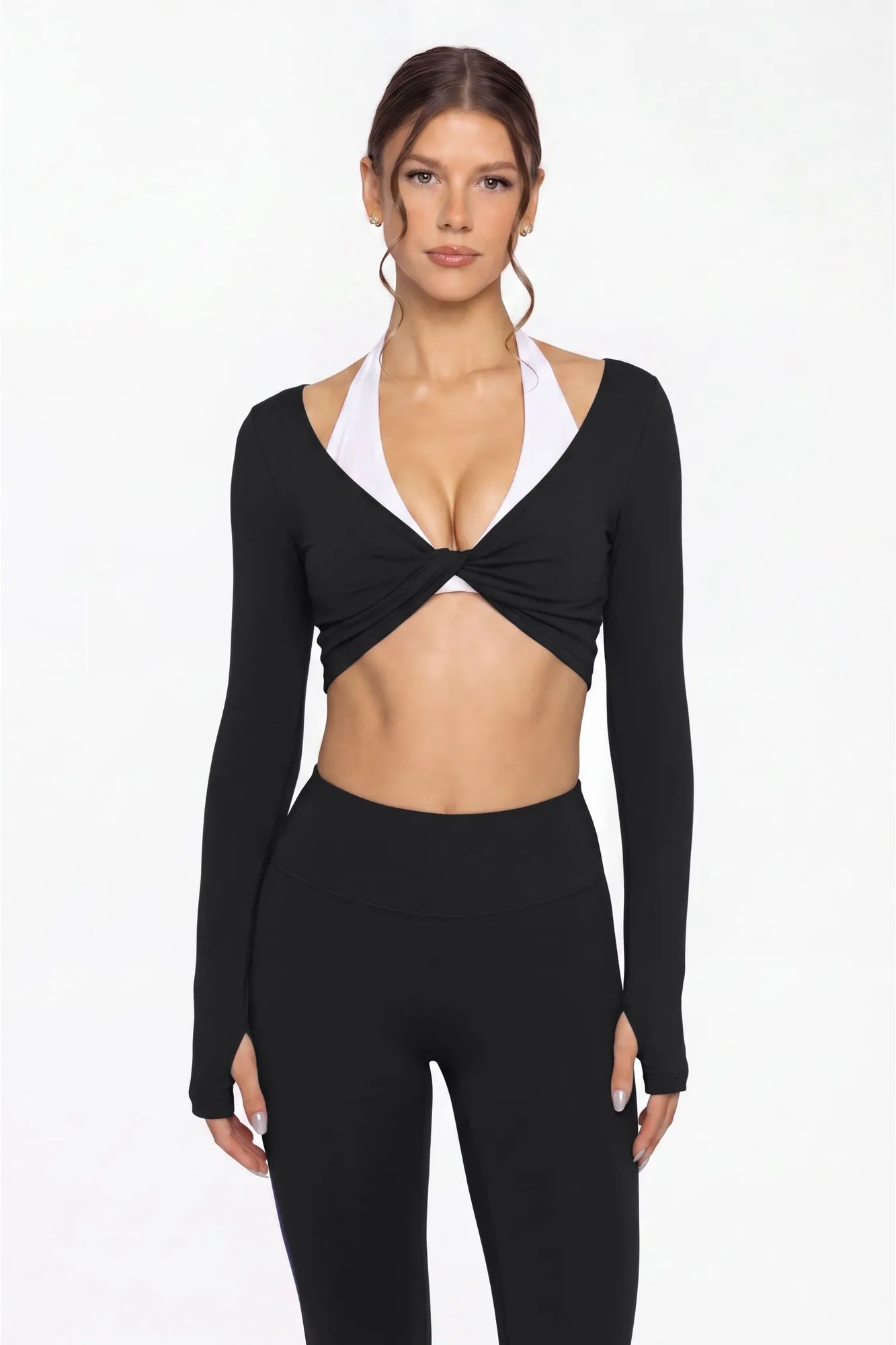 Bolero Shrug Pilates Wrap Tops - Long Sleeve