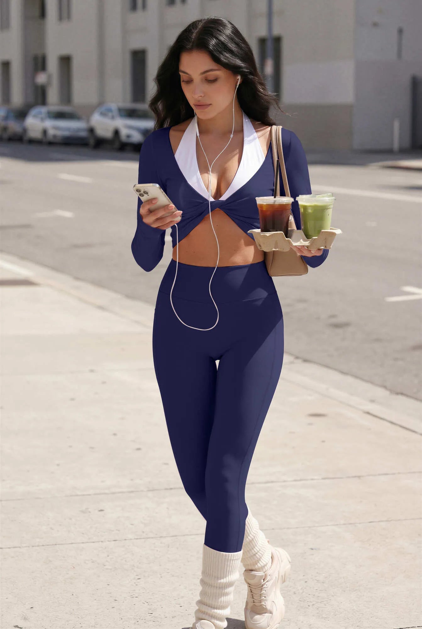 Bolero Shrug Pilates Wrap Tops - Long Sleeve