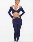 Bolero Shrug Pilates Wrap Tops - Long Sleeve