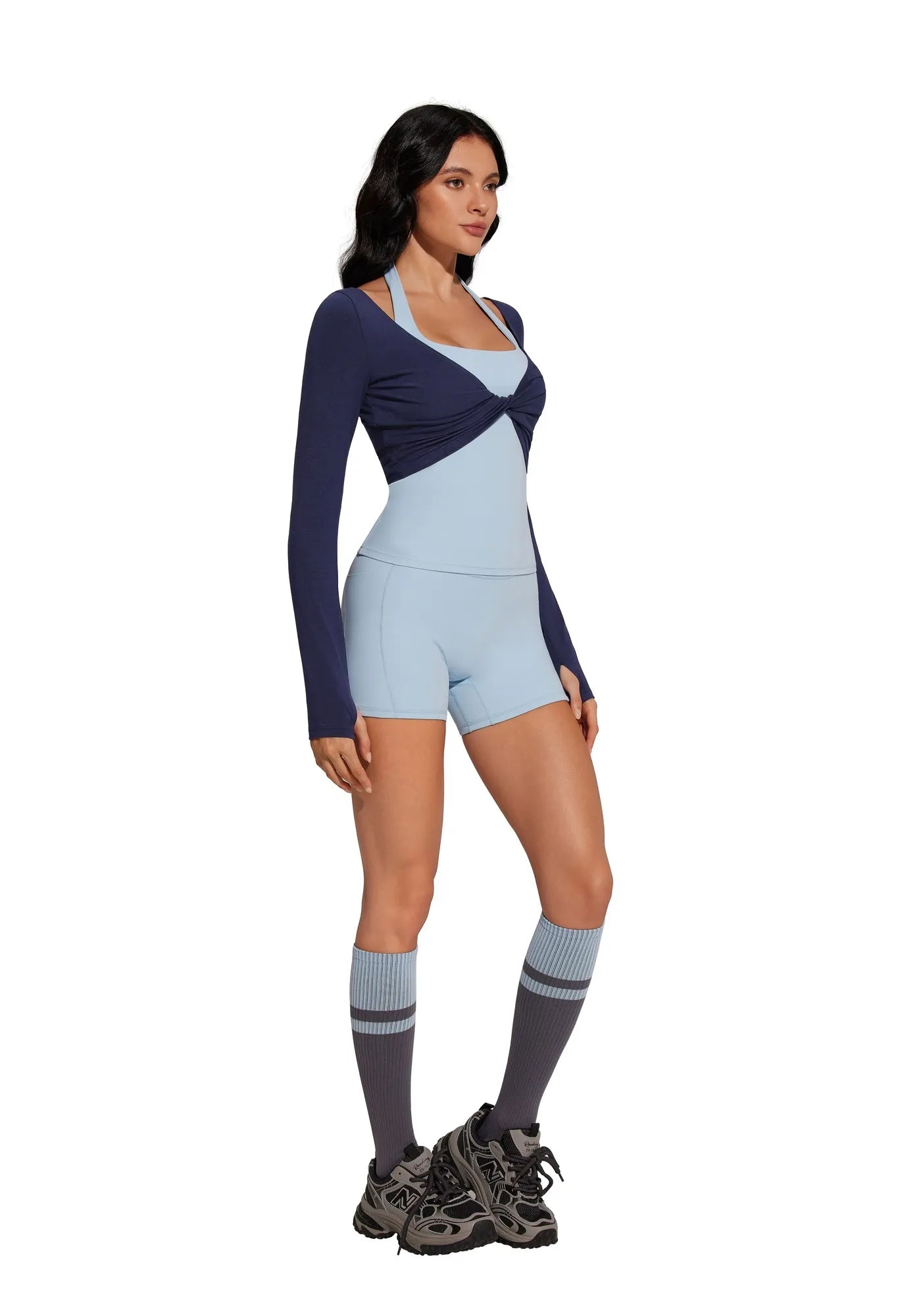 Bolero Shrug Pilates Wrap Tops - Long Sleeve