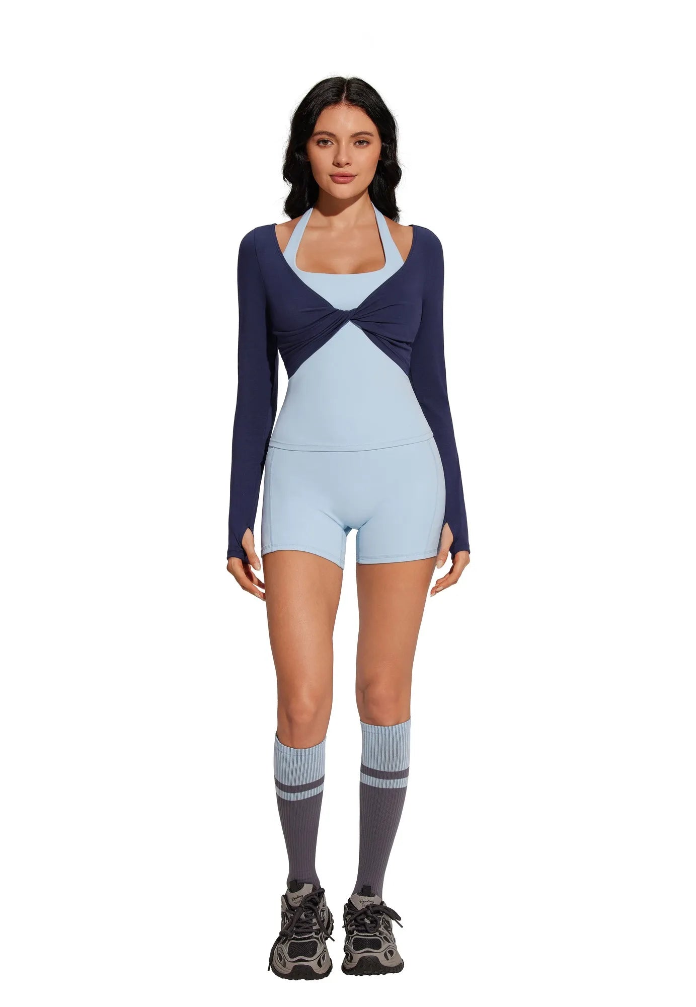 Bolero Shrug Pilates Wrap Tops - Long Sleeve