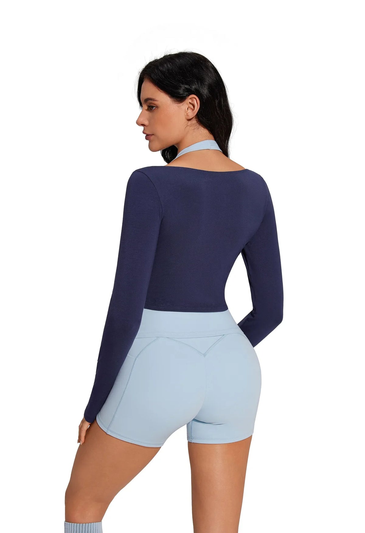 Bolero Shrug Pilates Wrap Tops - Long Sleeve