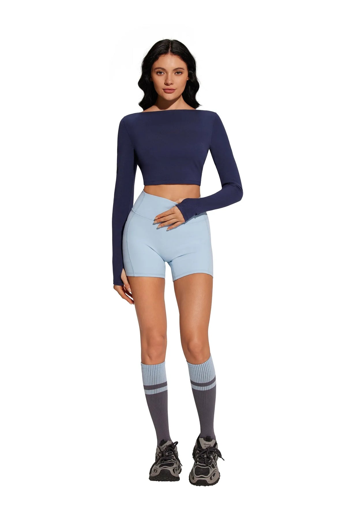 Bolero Shrug Pilates Wrap Tops - Long Sleeve