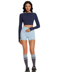 Bolero Shrug Pilates Wrap Tops - Long Sleeve