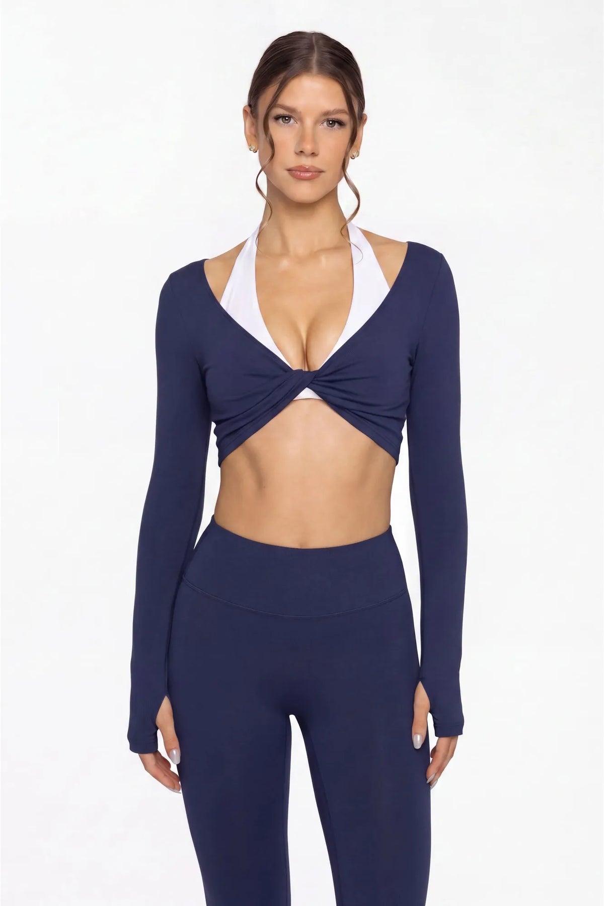 Bolero Shrug Pilates Wrap Tops - Long Sleeve