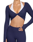 Bolero Shrug Pilates Wrap Tops - Long Sleeve