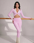 Bolero Shrug Pilates Wrap Tops - Long Sleeve