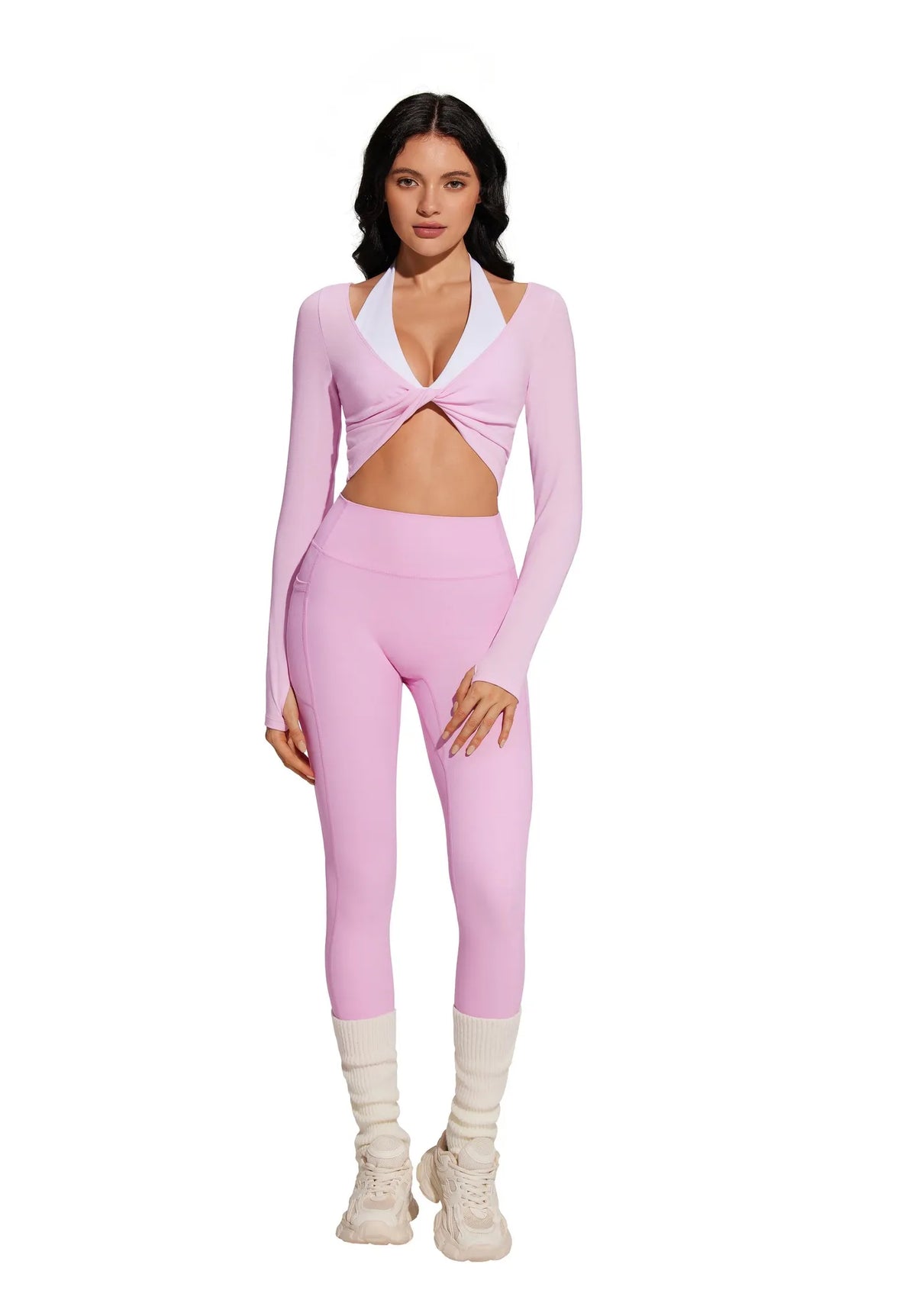 Bolero Shrug Pilates Wrap Tops - Long Sleeve