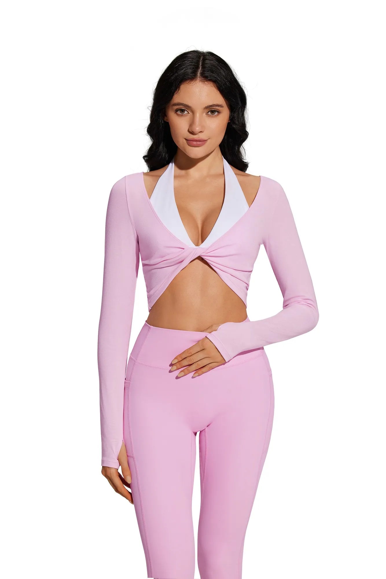Bolero Shrug Pilates Wrap Tops - Long Sleeve