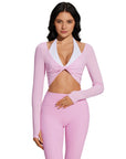 Bolero Shrug Pilates Wrap Tops - Long Sleeve