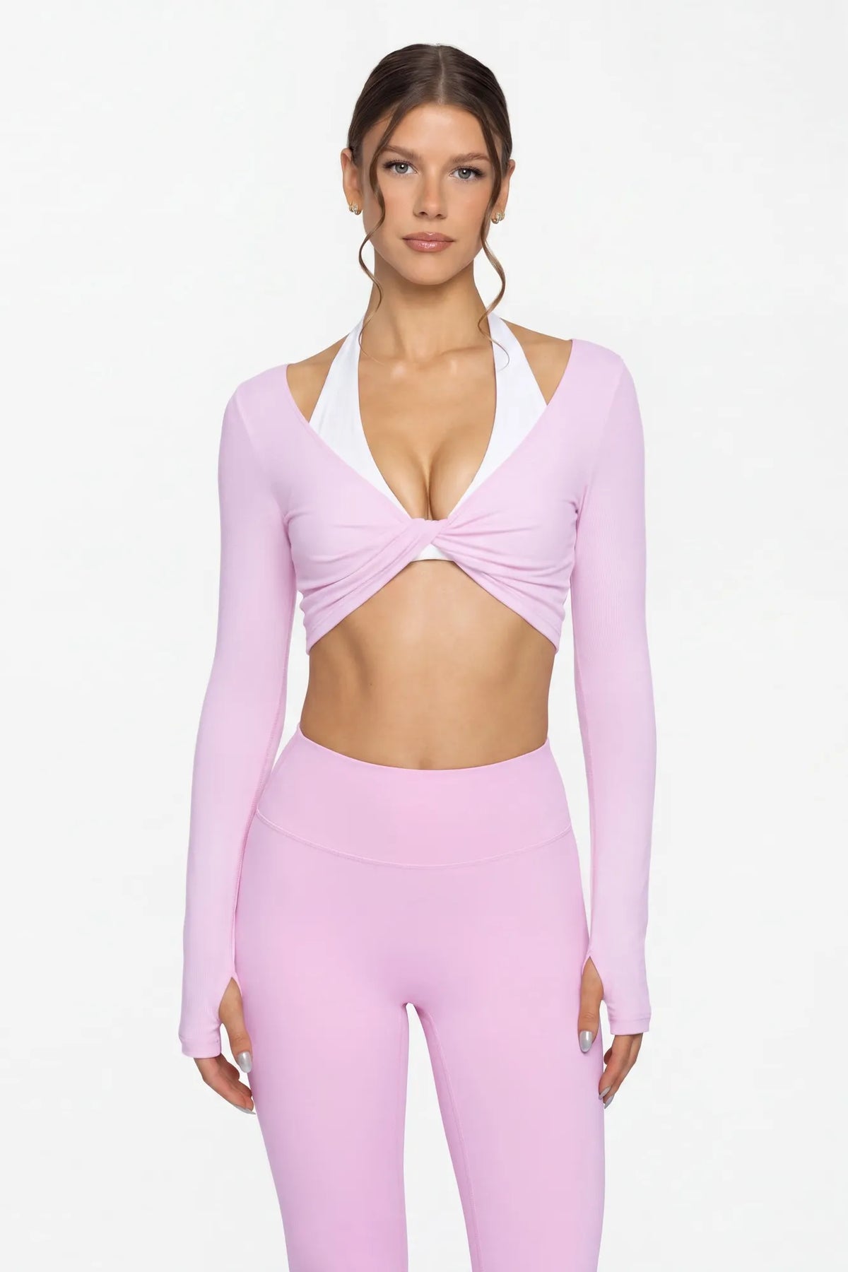 Bolero Shrug Pilates Wrap Tops - Long Sleeve