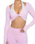 Bolero Shrug Pilates Wrap Tops - Long Sleeve