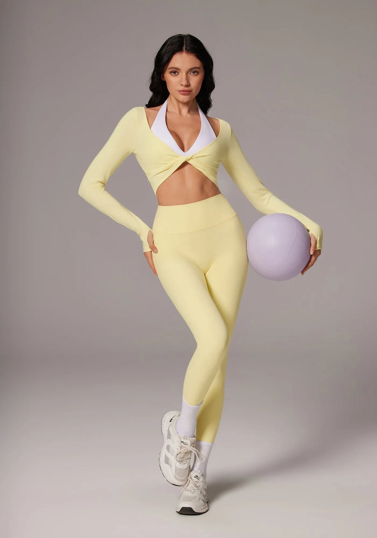 Bolero Shrug Pilates Wrap Tops - Long Sleeve