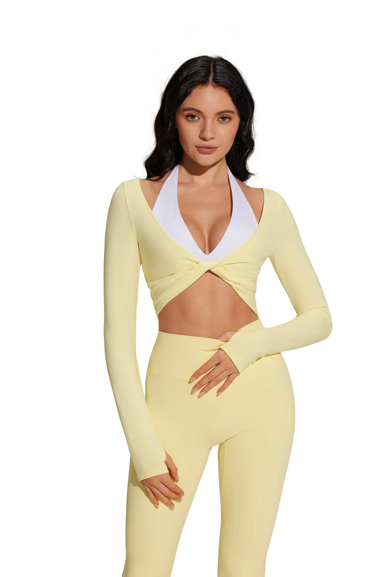Bolero Shrug Pilates Wrap Tops - Long Sleeve