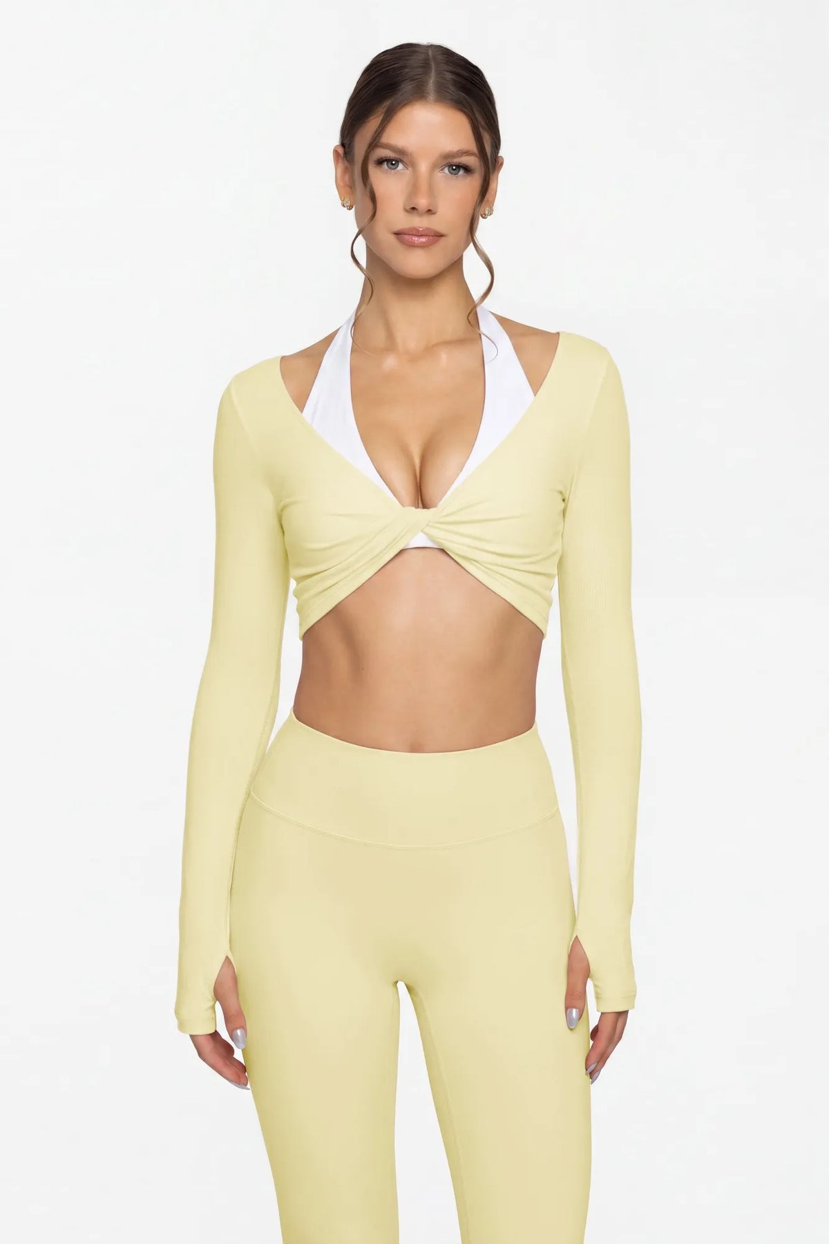 Bolero Shrug Pilates Wrap Tops - Long Sleeve