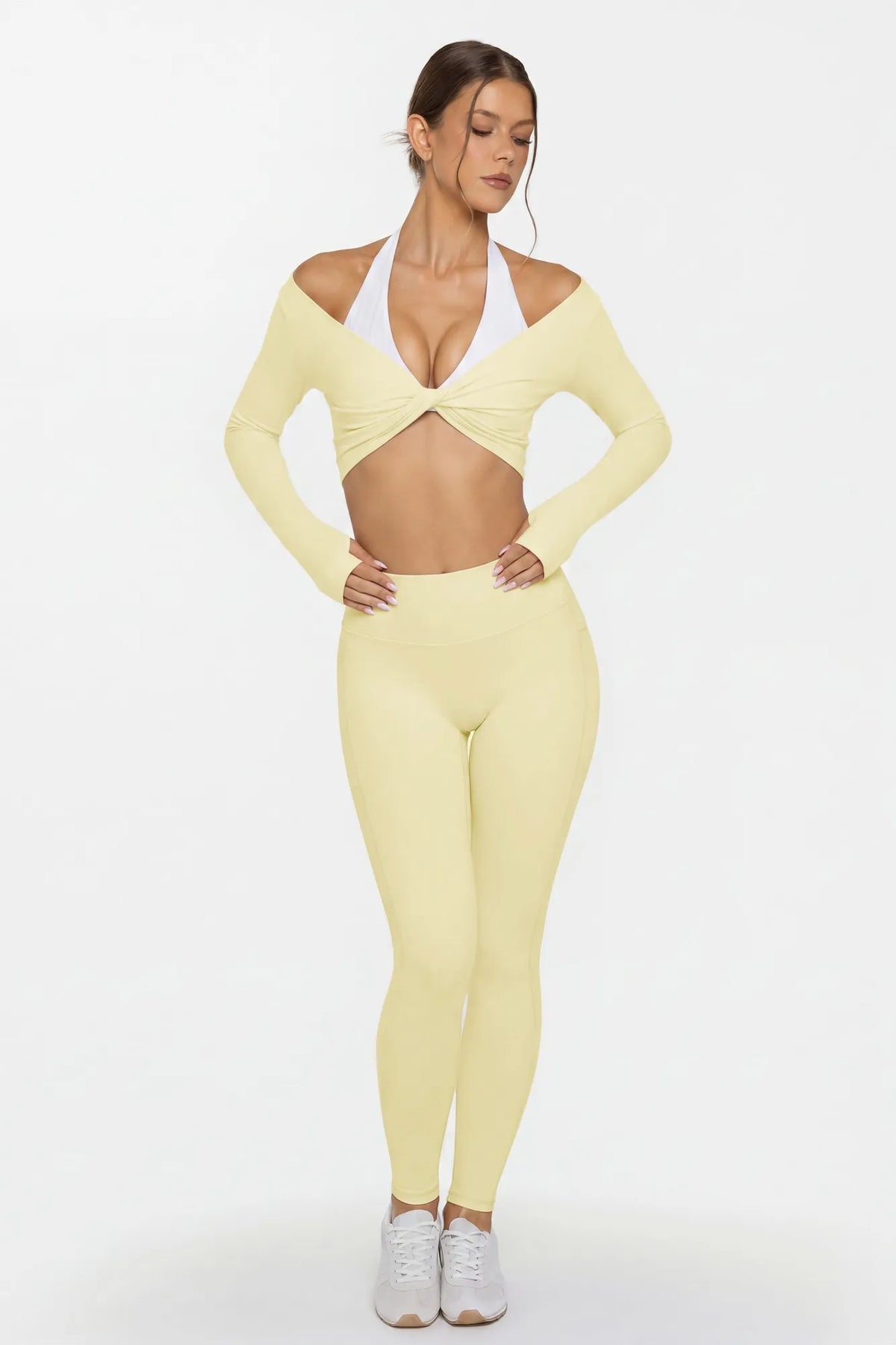 Bolero Shrug Pilates Wrap Tops - Long Sleeve