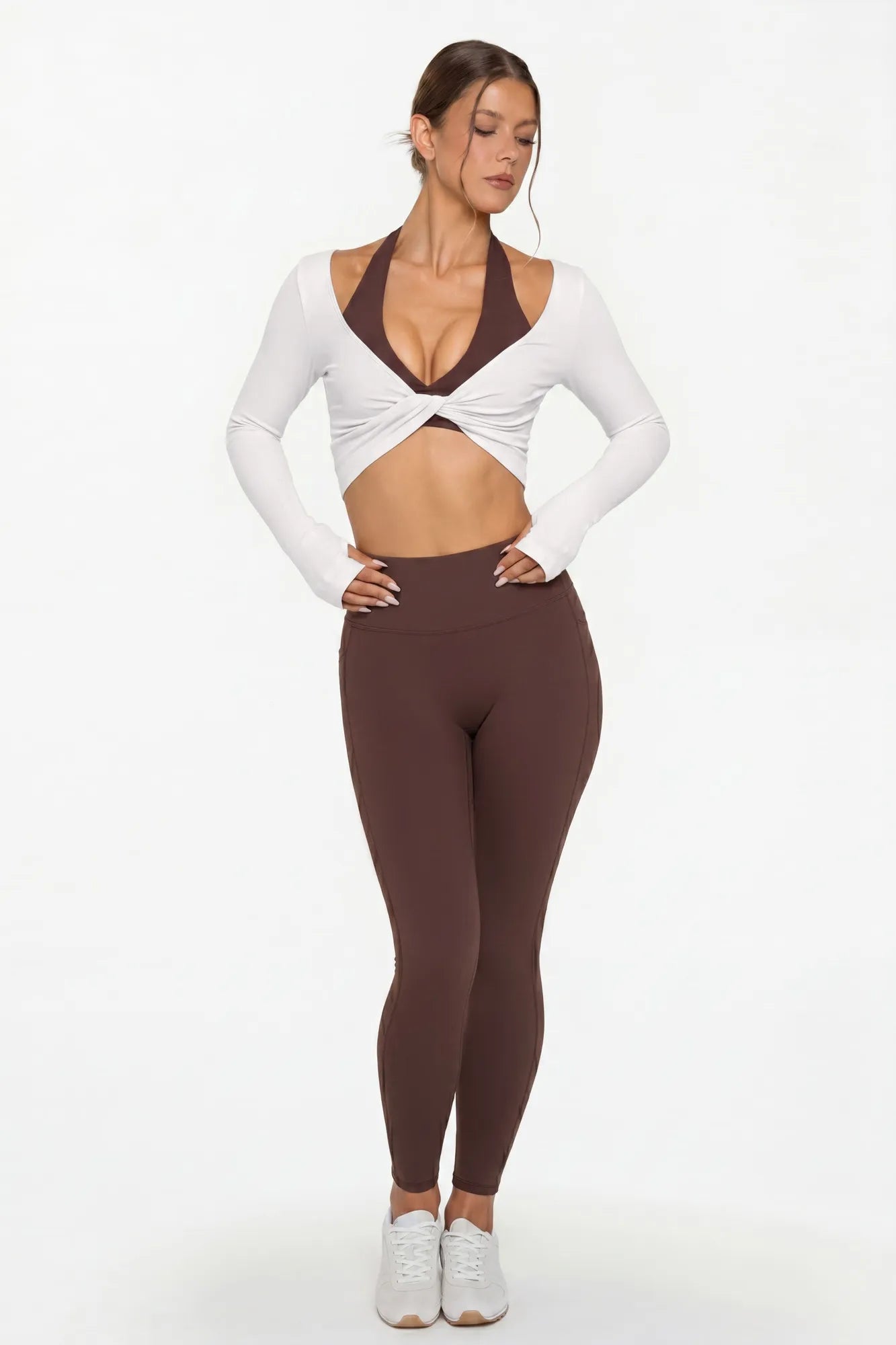 Bolero Shrug Pilates Wrap Tops - Long Sleeve