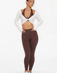 Bolero Shrug Pilates Wrap Tops - Long Sleeve