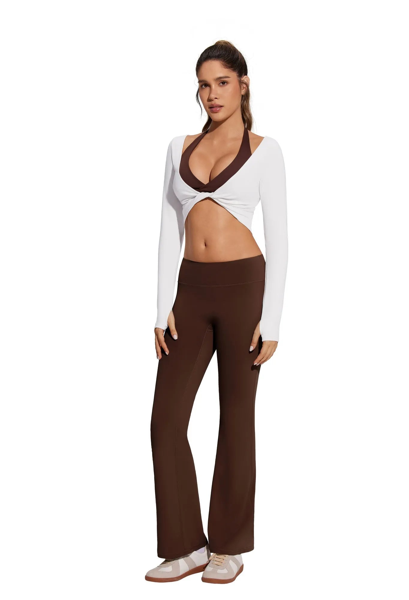 Bolero Shrug Pilates Wrap Tops - Long Sleeve