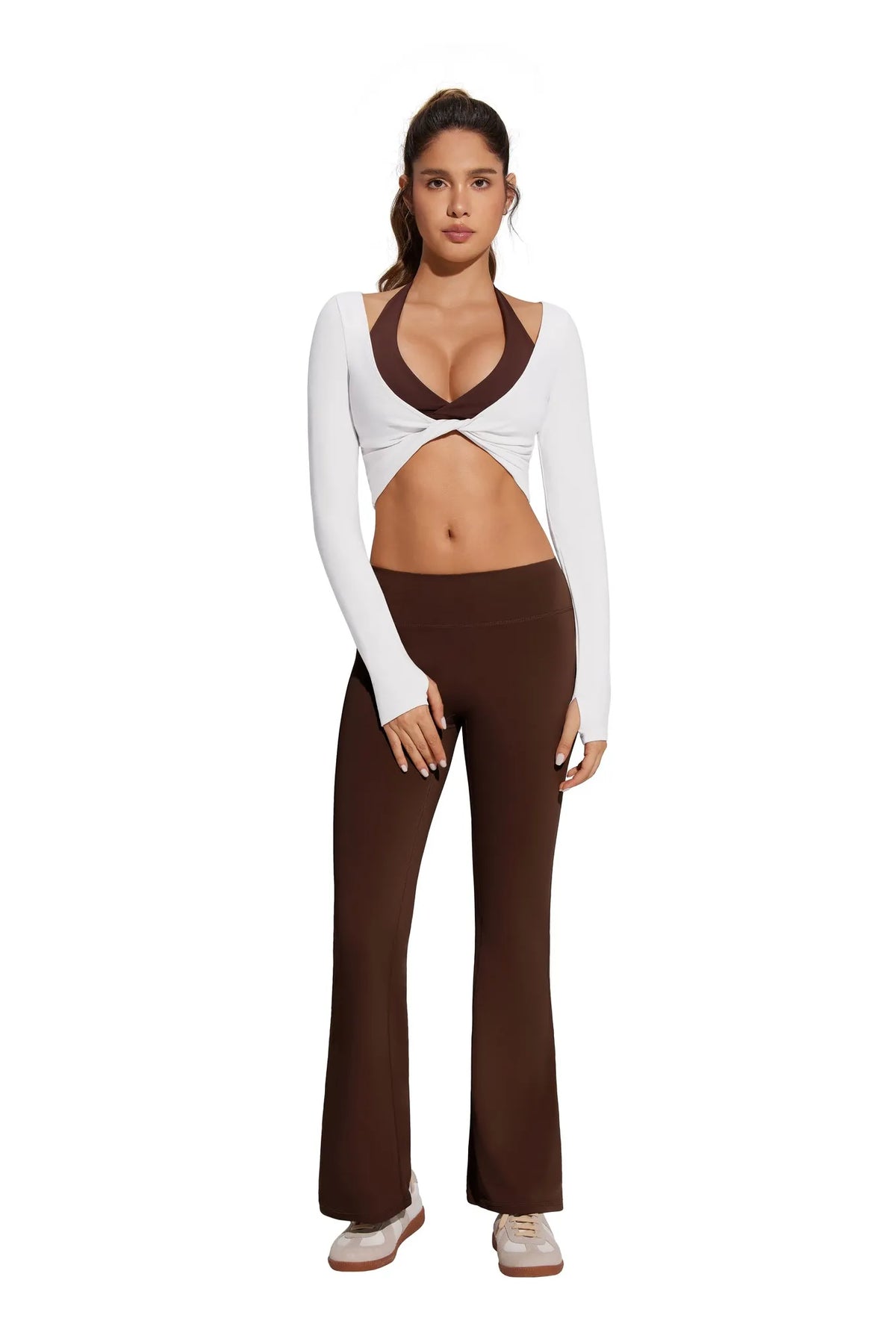 Bolero Shrug Pilates Wrap Tops - Long Sleeve