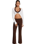 Bolero Shrug Pilates Wrap Tops - Long Sleeve