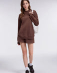 Mock Neck Oversized Sweatshirts-SUUKSESS-SUUKSESS