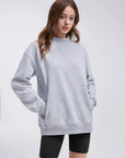 Mock Neck Oversized Sweatshirts-SUUKSESS-SUUKSESS