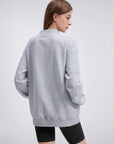 Mock Neck Oversized Sweatshirts-SUUKSESS-SUUKSESS