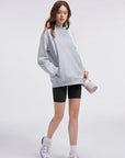 Mock Neck Oversized Sweatshirts-SUUKSESS-SUUKSESS