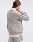 Mock Neck Oversized Sweatshirts-SUUKSESS-SUUKSESS