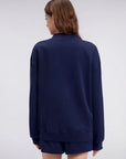 Mock Neck Oversized Sweatshirts-SUUKSESS-SUUKSESS