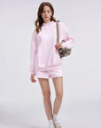Mock Neck Oversized Sweatshirts-SUUKSESS-SUUKSESS