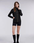 Cotton Gold Full Zip Up Athletic Jacket Sweatshirt-SUUKSESS-SUUKSESS