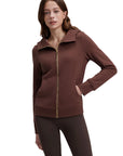 Cotton Gold Full Zip Up Athletic Jacket Sweatshirt-SUUKSESS-SUUKSESS