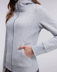 Cotton Gold Full Zip Up Athletic Jacket Sweatshirt-SUUKSESS-SUUKSESS
