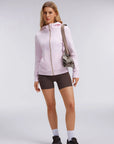 Cotton Gold Full Zip Up Athletic Jacket Sweatshirt-SUUKSESS-SUUKSESS