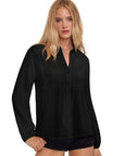 Button Down Boho Top - Long Sleeve-SUUKSESS-SUUKSESS
