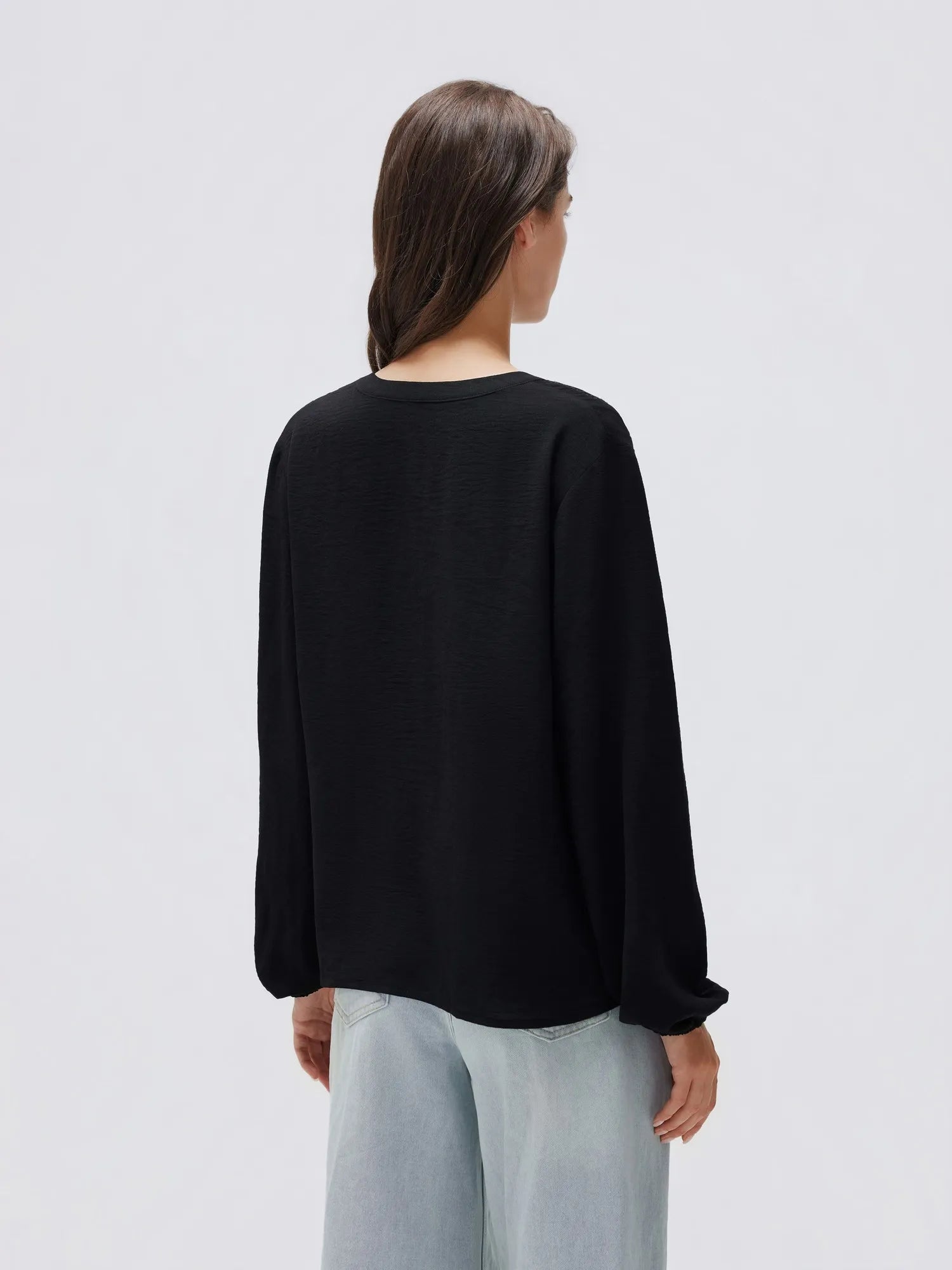 Button Down Boho Top - Long Sleeve-SUUKSESS-SUUKSESS