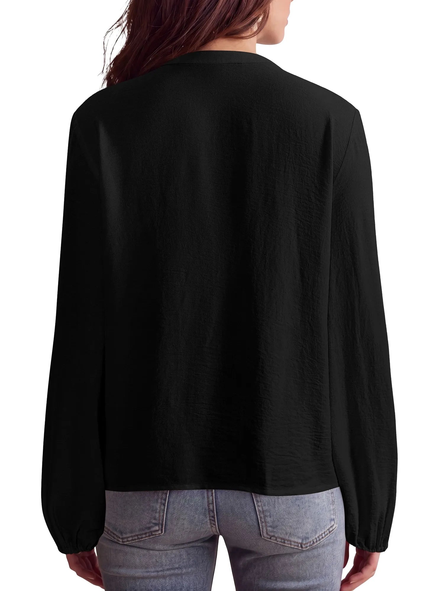 Button Down Boho Top - Long Sleeve-SUUKSESS-SUUKSESS