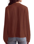 Button Down Boho Top - Long Sleeve-SUUKSESS-SUUKSESS