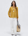 Button Down Boho Top - Long Sleeve-SUUKSESS-SUUKSESS