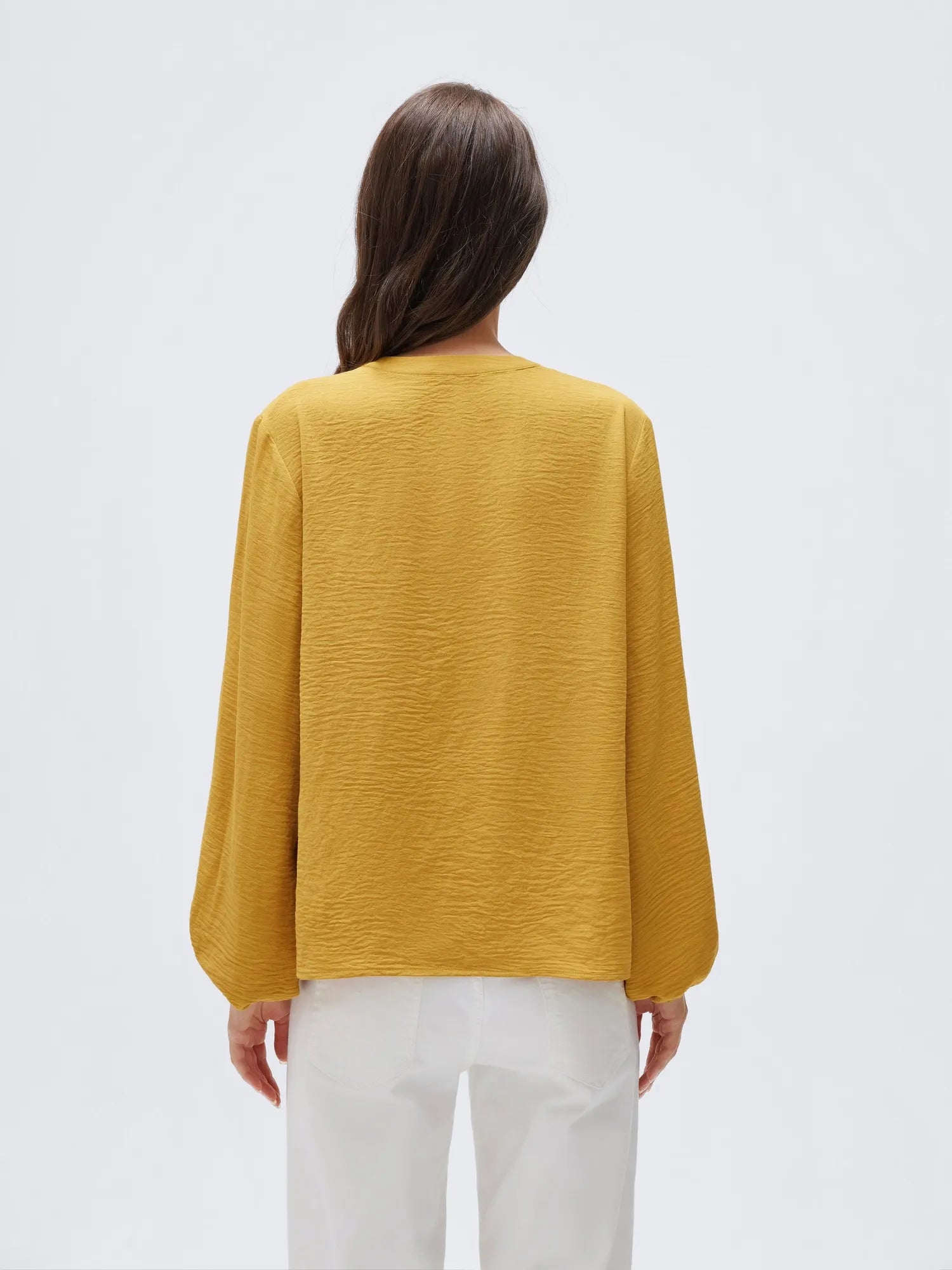 Button Down Boho Top - Long Sleeve-SUUKSESS-SUUKSESS