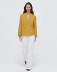 Button Down Boho Top - Long Sleeve-SUUKSESS-SUUKSESS